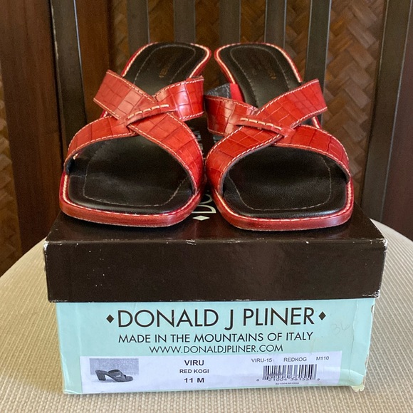 DONALD J. PLINER ***RARE*** “Viru” Red Kogi 11M - Picture 5 of 8